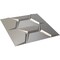 Ekena Millwork 19 5/8in. W x 19 5/8in. H Colony EnduraWall Decorative 3D Wall Panel Covers 2.67 Sq. Ft. WP20X20CYCST - alternate 2